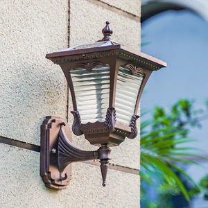 Lampe solaire à led antique de style européen - Product Image 5