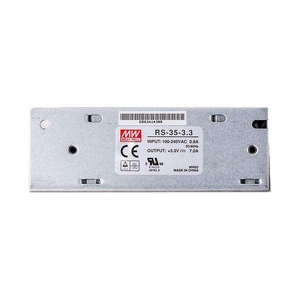 Iyi demek RS-35-<span class=keywords><strong>3.3</strong></span>, kompakt tasarım, düşük yüksüz güç, 3.3V 7A, 35W tek çıkış güç kaynağı, endüstriyel otomasyon için Ideal - Product Image 4