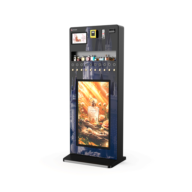 2026 Smart Free Standing Perfume Spray Vending Machine with SDK Credit Card Cloud-Based Management & Multiple Payment Options