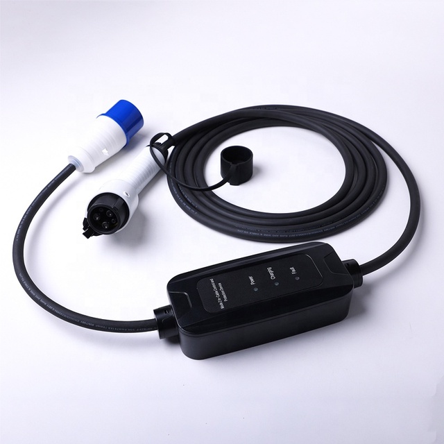 7KW EV Charger Level 2 32 Amp 220V J1772 Electric Car With Type 1 Type 2 GB/T Plug