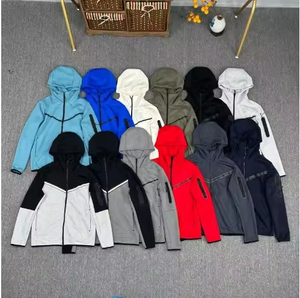<strong>2026</strong> High Quality Teen Tech Fleece Thick Man Sports Tracksuits Bottoms Tech Fleece Full Zip up Hoodie for Autumn Season Hoodies - Product Image 1