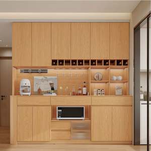 Luxury Dining Room Furniture Modern Wooden <b>Glass</b> Display <b>Rack</b> <b>Wine</b> Cabinet - Product Image 6