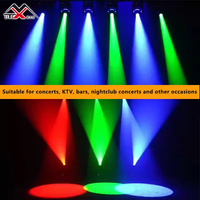 200W Super Bright RGBW LED Stage Gobo Projecteur Lumière Lyre LED Faisceau Tête Mobile Éclairage pour Disco Projection Lumières