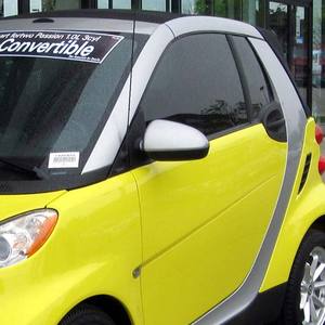 <span class=keywords><strong>Pare</strong></span>-soleil fumés pour Smart Fortwo 1998-2021, en acrylique, à coller, protection contre la pluie, 2 pièces - Product Image 3