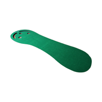 Ensemble de mini-golf d'intérieur avec tapis de putting à 3 trous (gazon artificiel en nylon) pour l'entraînement