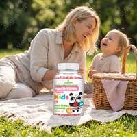 Gomitas de Citrato de Magnesio AegleWell OEM para Niños de 2+ Años, 100 mg, Favorece el Estado de Ánimo Tranquilo, la Relajación y un Sueño Reparador, Sabor Frambuesa