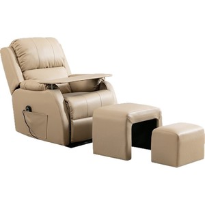 Sillón Reclinable Eléctrico de Masaje con Reposapiés Ajustable para Uso en Salón - Product Image 1