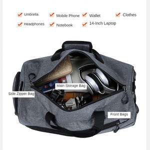 Bolsas de Lona Plegables de Gran Capacidad, Bolsa de Viaje Deportiva Multifuncional Impermeable con Logotipo Personalizado - Product Image 2