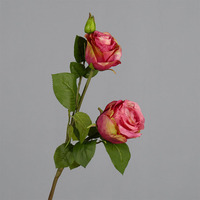 Fleurs artificielles, roses artificielles au toucher réel pour mariage, décoration de mariage et de la maison
