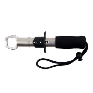Dispositif multifonctionnel de contrôle du poisson en acier inoxydable Leurre Appât Attrape-poisson Leurre Crochet Remover <span class=keywords><strong>Fish</strong></span> Clip Finger <span class=keywords><strong>Trigger</strong></span> Pliers - Product Image 1