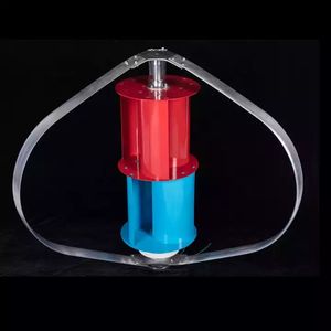 Новый дизайн, небольшая ветряная турбина для дома, модель Q, роторные лопасти, вертикальная ось, Турбинный генератор - Product Image 5