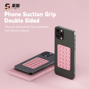 LS Dễ dàng cài đặt hấp phụ mạnh mẽ Silicone điện thoại di động chủ với hút ly - Product Image 2