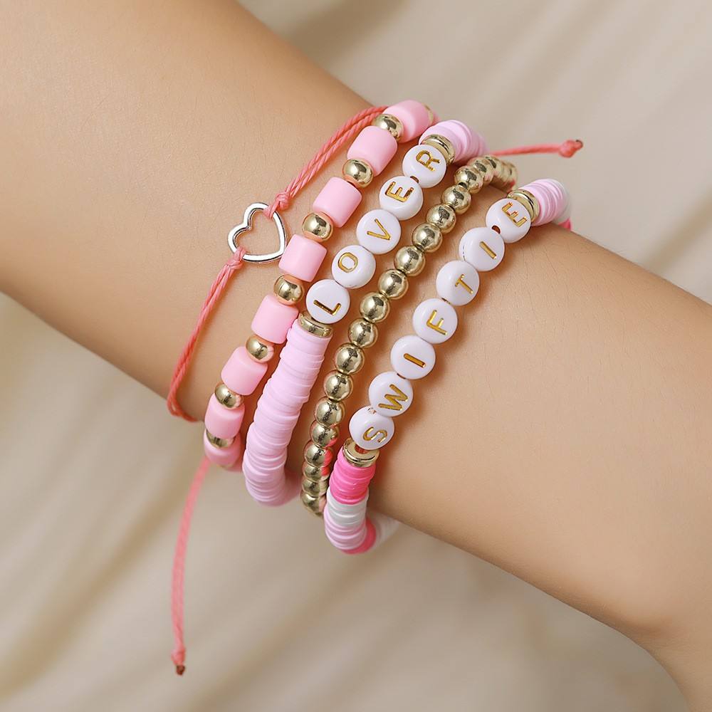 Taylor Swift Fan Bracelets Soft Ceramic Jewelry Gifts