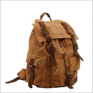 Vintage Canvas Inspired Utility Bag School Backpack With Multiple Compartments School Bag For Boys For Girls