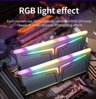 Memoria RAM RGB DDR4 de 8GB para PC de Escritorio para Juegos, Memoria RGB DDR4 de 8GB 16GB 3200mhz