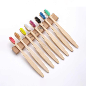 High Quality Bamboo Charcoal Toothbrush 100% Organic Soft Hotel Toothbrush Friendly Biodegradable Toothbrush with Custom - Product Image 1