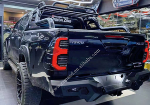 Parachoques Trasero de Acero <span class=keywords><strong>Armando</strong></span> Hilux Revo, Barra de Protección Trasera de Acero para VIGO REVO ROCCO, Parachoques Trasero para Revo 2005-2025 - Product Image 5