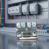 Relais de puissance RGF DPST avec bouton de test poussoir 25A 120V, protection IP54, connexion rapide, bornes à vis, contacts en alliage d'argent, CCC/CE
