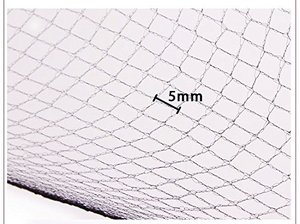 Redecillas desechables de nailon de 5 mm para pelucas, redecillas invisibles de 20 pulgadas para baile, herramienta de peinado para moños, negro, blanco - Product Image 6