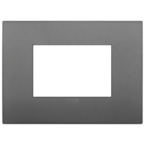 Vimar Wall <b>Switch</b> Plate Grey 12.2x9cm Matte Finish - Product Image 1