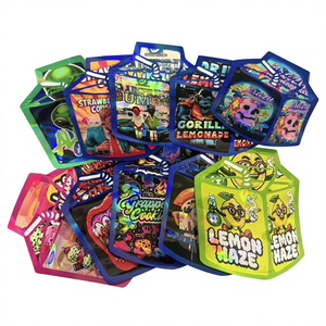 <strong>Cheap</strong> 3.5g Juice Sachet Shaped Mylar Bags Silk Screen Printing Resealable Ziplock Foil Pouches for Sweet Candy Snack Packaging - Product Image 3