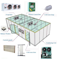 Cámara Frigorífica Inteligente Automática de Ahorro Energético con Energía Solar, con Motor y Rodamientos, para Almacenes de Comercio Electrónico y Supermercados