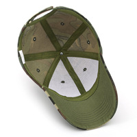 Gorra de Béisbol con Camuflaje Digital Personalizado, para Campismo, Caza, Táctica, con Visera Curva, Ajustable, de Algodón, para Hombre y Mujer, al por Mayor