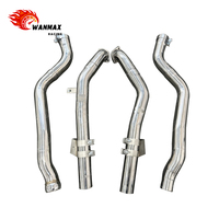 Downpipe universel AWD RWD Turbo pour Benz E63 AMG W212 berline 5.5L V8 BiTurbo avec supports réglables