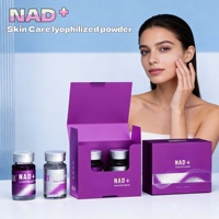 Sérum Ampoule Anti-Âge Nad Plus EGF Peptide Facial, Essence Bio Liftante pour le Visage, Poudre Lyophilisée en Flacon NAD+ Peptide
