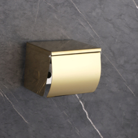Boîte de rangement pour papier toilette murale en acier inoxydable imperméable pour salle de bain moderne