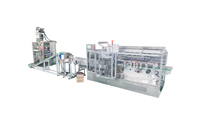 Automatische multi-lane machine voor het verpakken van vloeibare stickpacks, fruitjam, energiegel en honing in zakjes