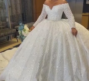 S580F 2025 New High Quality Royal Bohemian Luxury Women's Wedding Gowns Custom Made <b>Ankle</b>-Length Chapel Train - Product Image 1