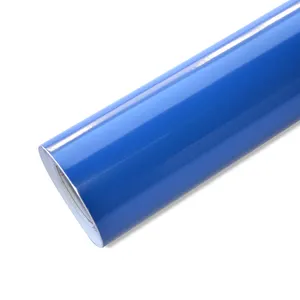 Rollo de película de papel de PVC para coche, pegatina de vinilo para Auto, negro, blanco, rojo, Azul, Gris, amarillo, verde, cristal