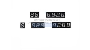 028 Inch 1 2 3 4 Digit Digital Display Tube with common cathode common anode red highlight - Product Image 3