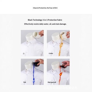 <span class=keywords><strong>Camicia</strong></span> Personalizzabile Tre Proof in Fibra di Bambù, <span class=keywords><strong>Camicia</strong></span> a Maniche Lunghe da <span class=keywords><strong>Uomo</strong></span>, <span class=keywords><strong>Camicia</strong></span> Senza Stiratura per <span class=keywords><strong>Uomo</strong></span> - Product Image 3