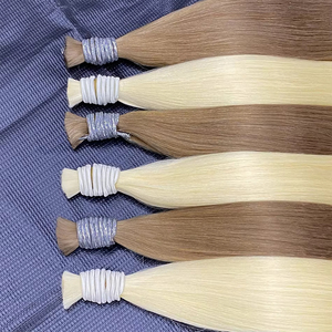 Großhandel Jungfräuliches Rohes Echthaar in Strähnen Fabrik-Lieferant Remy Cuticle Aligned Russische Extensiones Cabello Natürliche Haarverlängerungen - Product Image 2