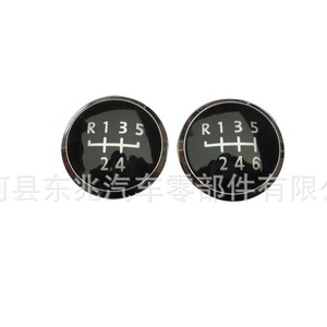Car Gear <b>Knob</b> For Caddy 5 Speed Round <b>Shift</b> Lever Ball TPR Material Leather Grain Surface - Product Image 4
