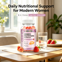 Gommes multivitaminées pour femmes, soutien à la santé féminine, vitamines en gommes pour adultes