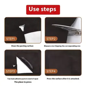 Modification Intérieure de <span class=keywords><strong>Voiture</strong></span> : Film Adhésif de Luxe en Vinyle Velours Suédine de Qualité Supérieure, Changeant de Couleur, Protection UV/IR pour Portières - Product Image 6