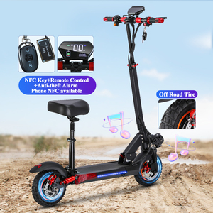 Scooter Eléctrico para Adultos M4PRO, 48v 10ah 13AH 500W 800w 50km/h, Altavoz Bluetooth, Largo Alcance, con Asiento, NFC, Potente - Product Image 1