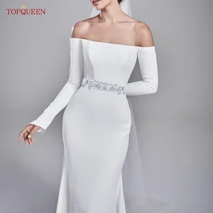 YouLaPan S79 gümüş takı inci yama abiye kadın şerit kemer düğün kemer gelin elbise için