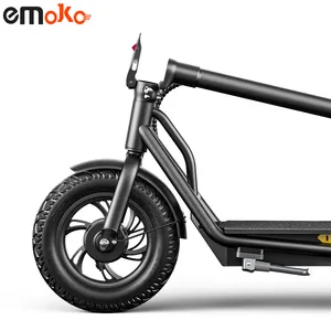 Emoko A19 12 Inch 500W 36V, 15ah 35 Km/h Bereik 40-50Km Elektrische Scooter Nieuw Privé-Ontwerp Big Wheel Escooter