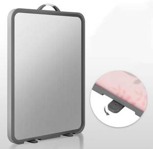 Tabla de Cortar de Doble Cara de Acero Inoxidable y Plástico Compuesto al por Mayor, Varios Tamaños para Uso en la Cocina - Product Image 6