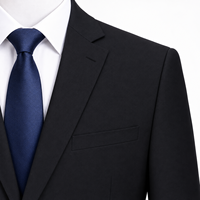 Ensemble de costume 2 pièces OEM de haute qualité pour hommes, coupe ajustée, simple boutonnage, pour affaires et bureau, sur mesure, avec veste et pantalon