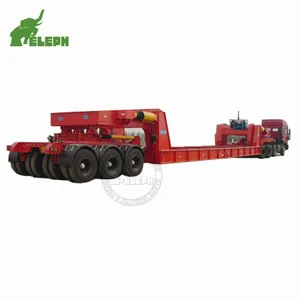 China 3-Achsen-Lowboy 80 Tonnen-Dolly-Traktor Lollobett-Semi-Dolly-Auflieger Lollobett-Verbindungs-Dolly-Auflieger zu verkaufen