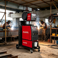 Machine à souder MIG semi-automatique numérique à haute efficacité 500A, à fil fourré et solide, avec technologie IGBT, bobine de fil de 15 kg, PULSEMIG500D