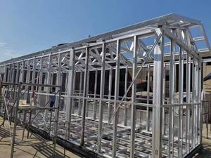 บ้านเหล็กแบบโมดูลาร์หรูหราร่วมสมัยสำหรับเรือยอชท์รีสอร์ทโครงสร้างเหล็กที่ทนทานพร้อมผลิตภัณฑ์แนวคิดการตกแต่ง - Product Image 6