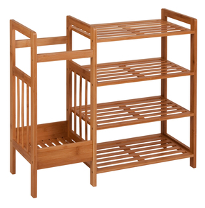 <span class=keywords><strong>Zapatero</strong></span> con soporte para paraguas <span class=keywords><strong>Zapatero</strong></span> de bambú para entradas - Product Image 5