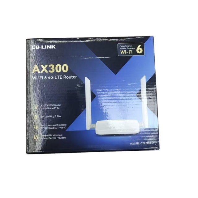 LB-link  BL-CPE600EU 4G LTE Router AX300 WiFi 6 High Speed Intelligent CPE Free European Version