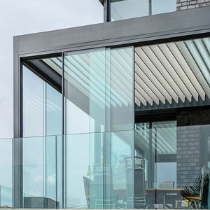 CLEARVIEW Motorizado staffe Dome versenkbare pergolaa carpa 6x6 techo bioclimatica 3x4m al aire libre Gazebo Pérgola <span class=keywords><strong>de</strong></span> aluminio <span class=keywords><strong>para</strong></span> <span class=keywords><strong>casa</strong></span> - Product Image 6